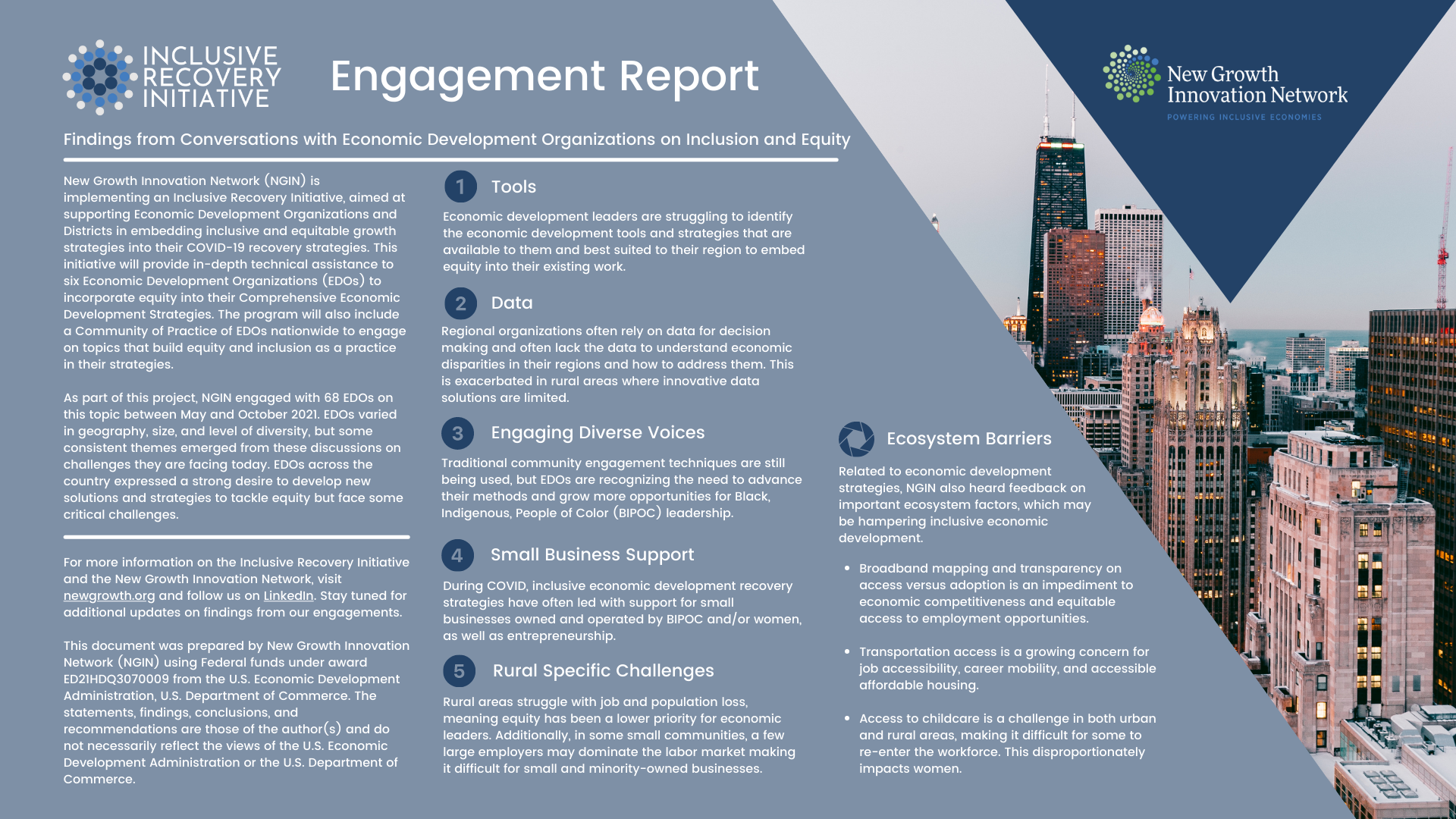 Inclusive Recovery Initiative Engagement Report